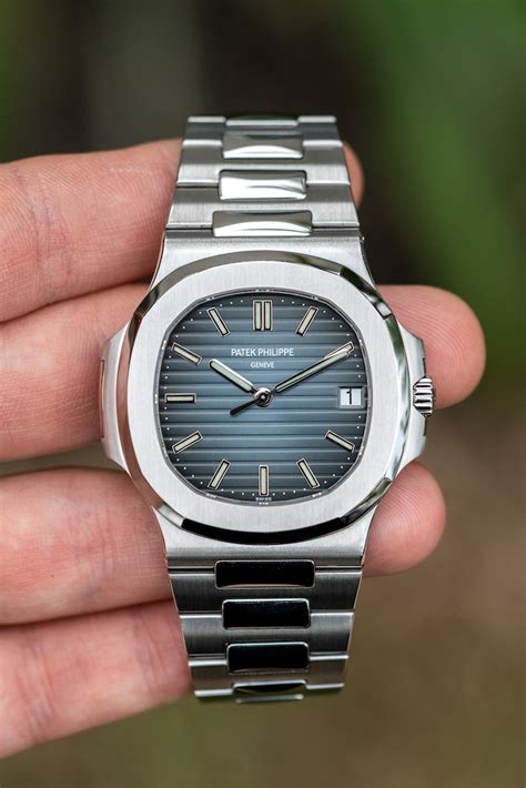 patek philippe nautilus blue face|Patek Philippe Nautilus original.